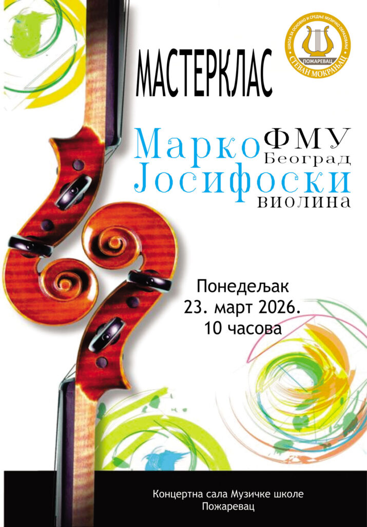 Мастерклас – Марко Јосифоски
